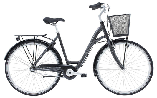 Damcykel Winther Shopping Alu 3-växlad grå