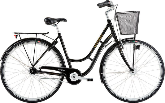 Damcykel Winther Shopping Classic 7-växlad svart