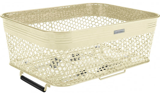 CYKELKORG ELECTRA LINEAR QR MESH LOW PROFILE cream W/NET