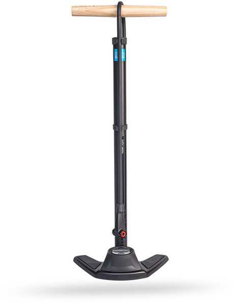 Golvpump Pro Team Digital med mätare 160psi trähandtag