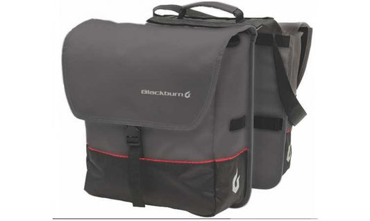 Local Saddlebag Pannier - Black And Grey