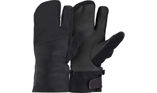 Handskar Bontrager Velocis Split Finger Softshell svart