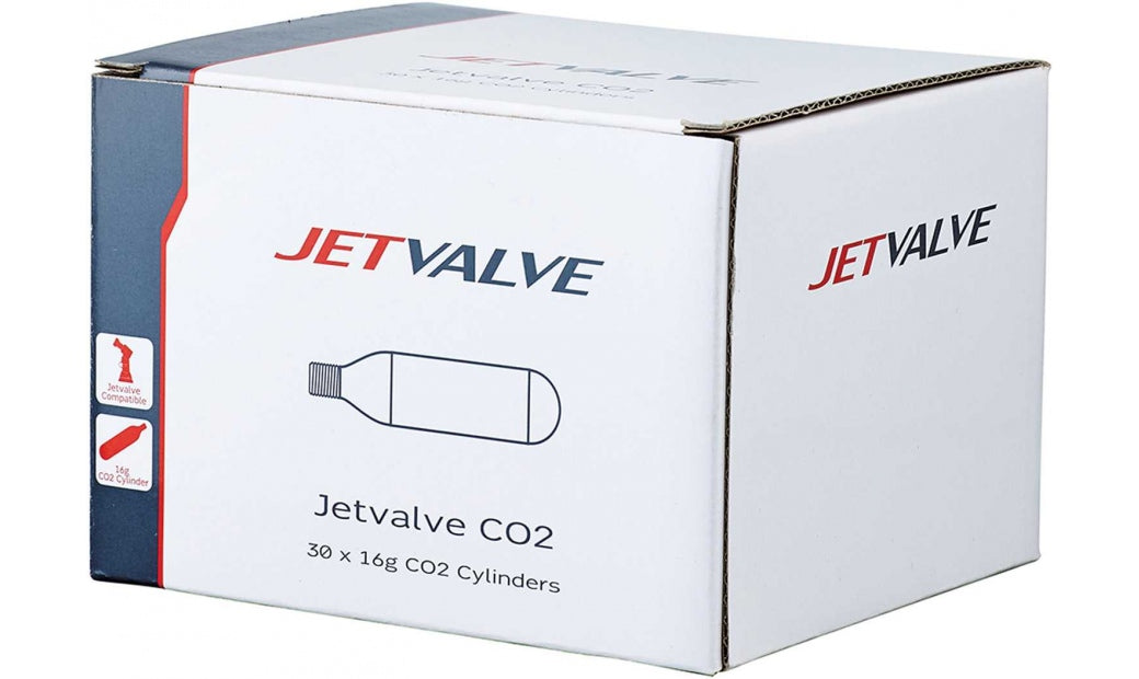 Kolsyrepatron Weldtite Jetvalve 16g 1-pack