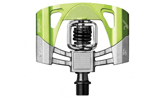 Cykelpedaler Crankbrothers Mallet 2 inkl. pedalklossar Grå/Grön