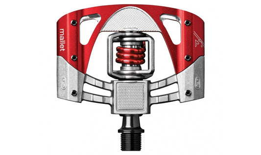 Cykelpedaler Crankbrothers Mallet 3 inkl. pedalklossar Grå/Röd