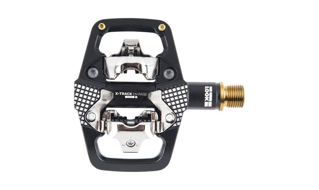 Cykelpedaler Look X-Track EN-Rage + Ti svart