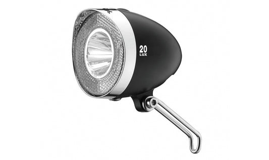 Framlampa XLC CL-F20 Retro Svart