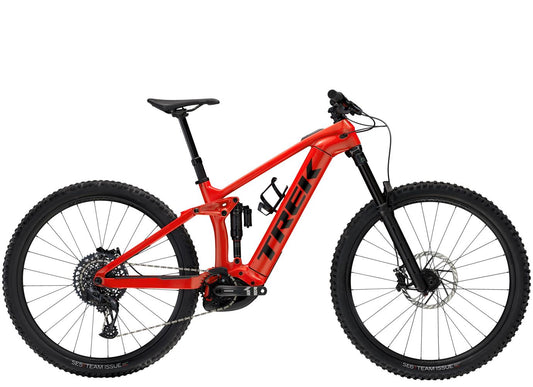 El-MTB Trek Rail 9.8 GX AXS Gen 4 Röd