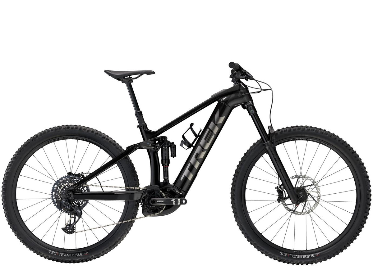 El-MTB Trek Rail 9.8 GX AXS Gen 4 Svart