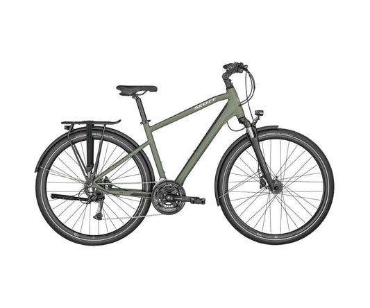 Hybridcykel Scott Sub Sport 30 Men Grön