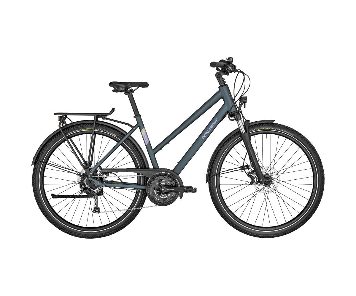 Hybridcykel Bergamont Horizon Plus 6 Lady Blå