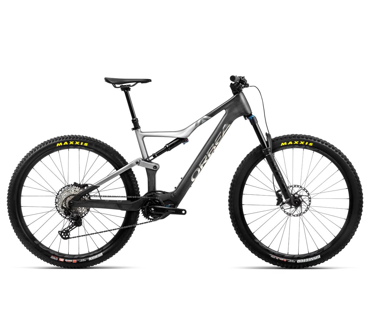 El MTB Orbea Rise M20 Grå