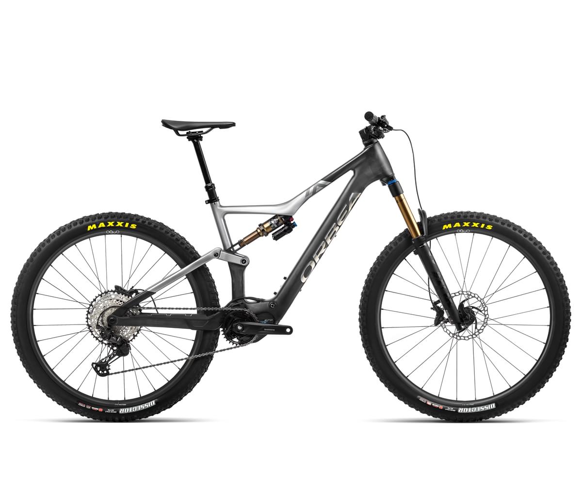 El MTB Orbea Rise M10 Grå
