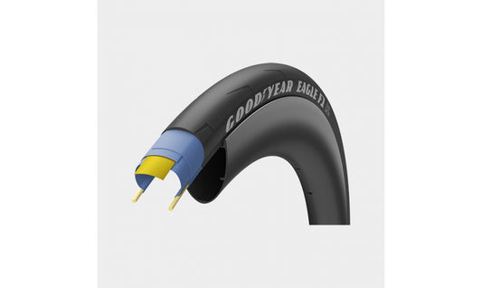 Cykeldäck Goodyear Eagle F1 R:Shield Dynamic GSR 25-622 (700 x 25C / 28 x 1.00) vikbart svart/svart