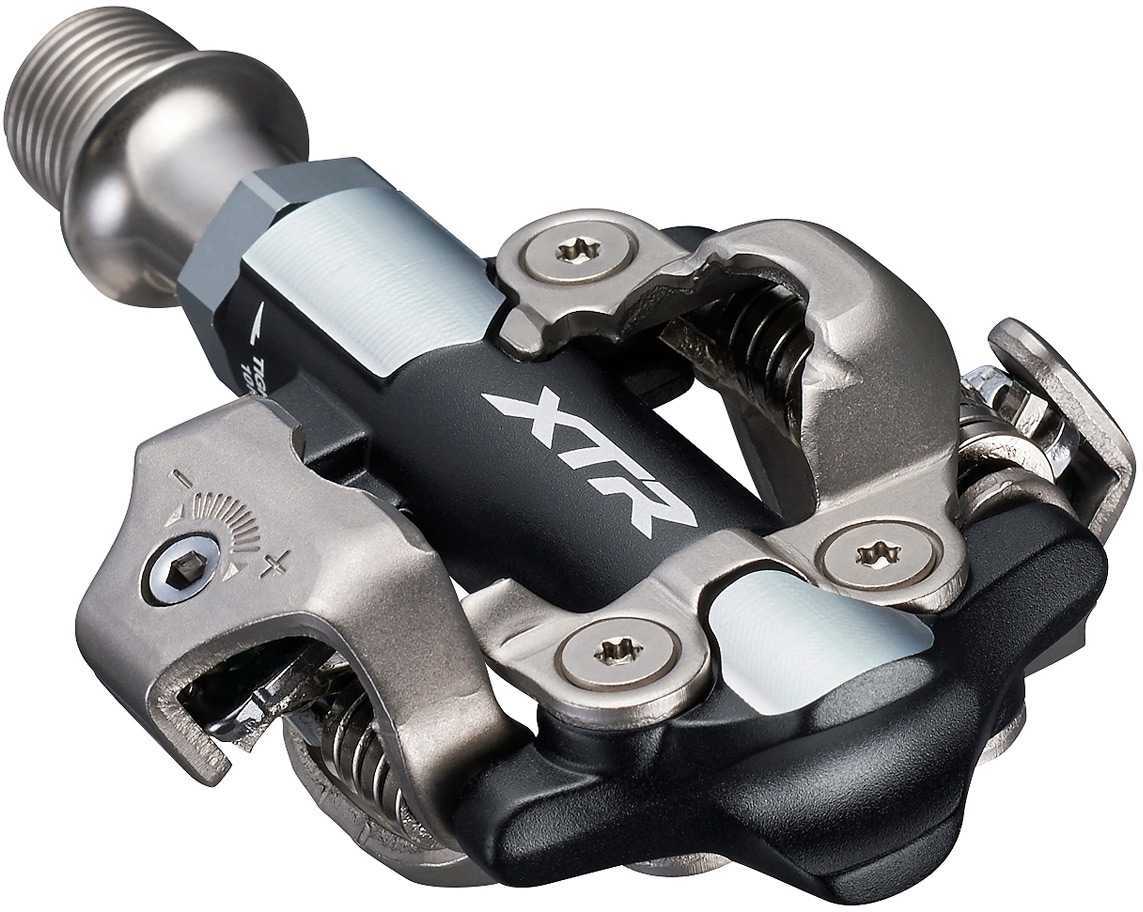Pedaler Shimano XTR PD-M9100 55 mm axel inkl. pedalklossar