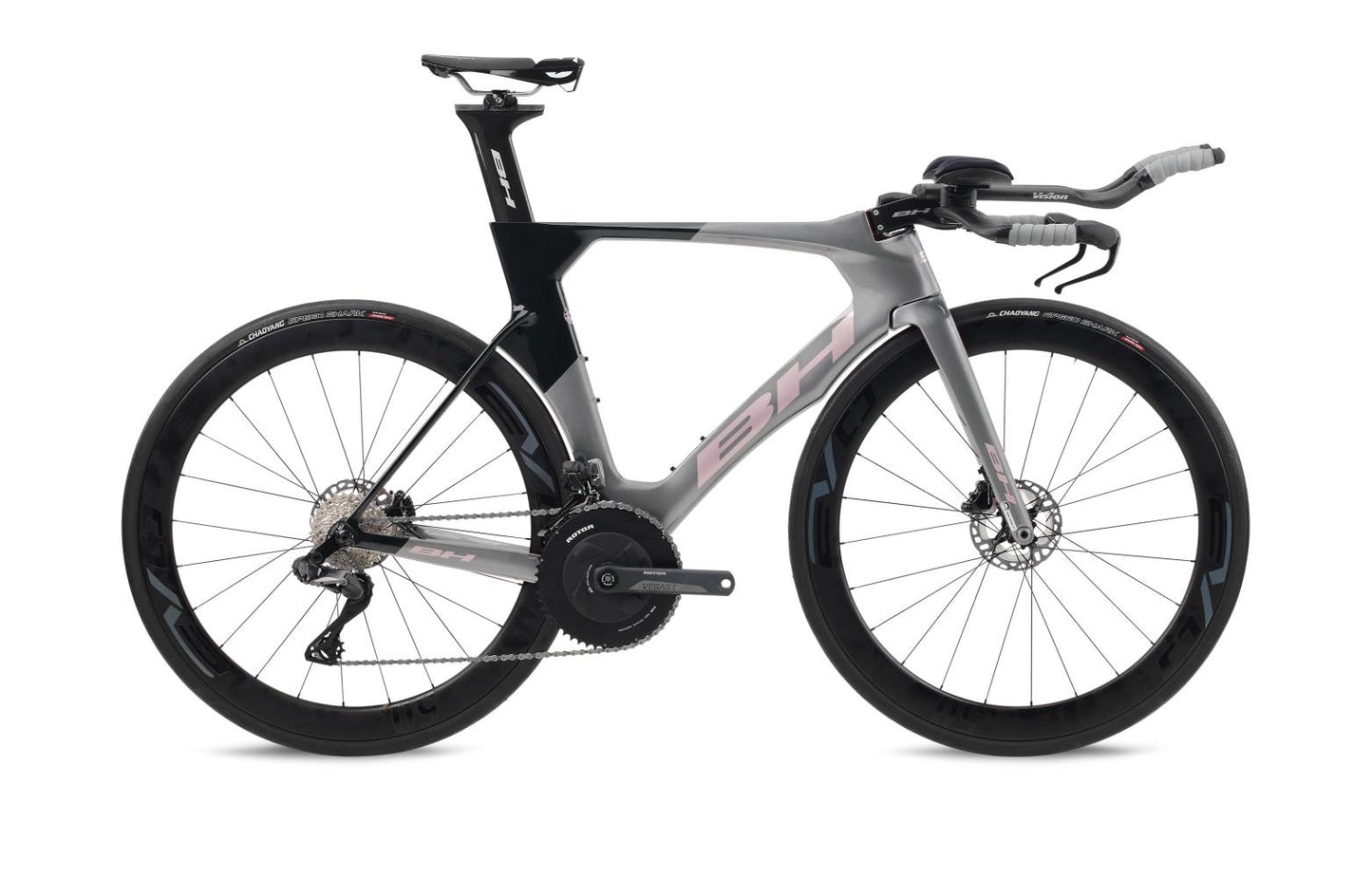Racercykel BH Triathlon Aero TT 5.0 silver/silver/black