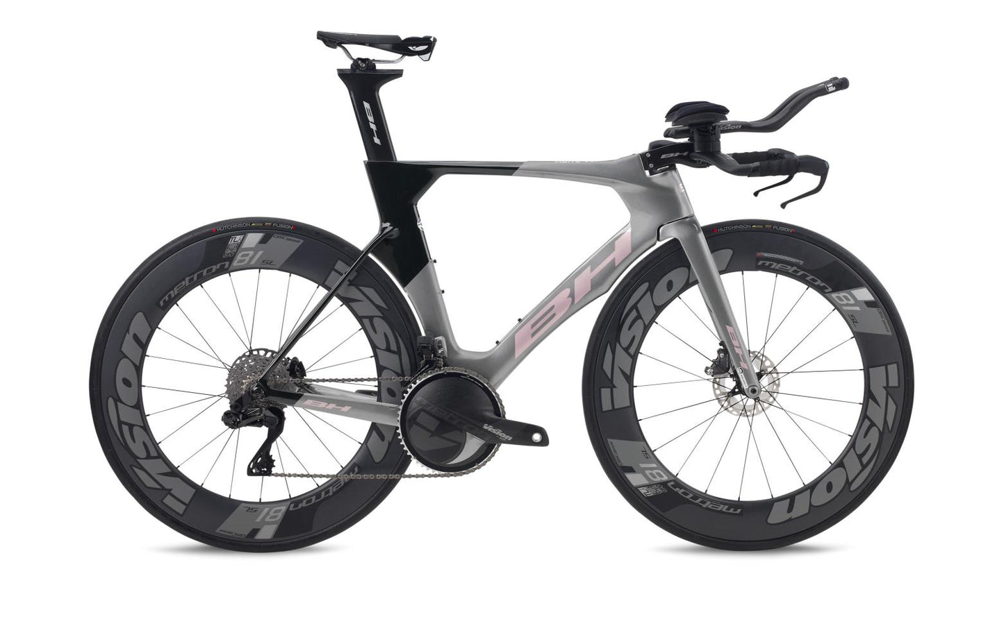 Racercykel BH Triathlon Aero TT 6.0 silver/silver/black