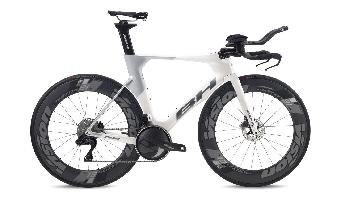Racercykel BH Triathlon Aero TT 6.0 white/silver/silver