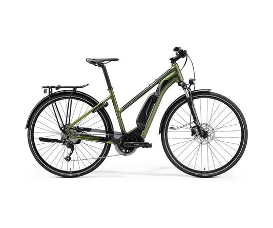 Elcykel Merida eSPRESSO L 300 SE EQ (418 Wh) grön/svart