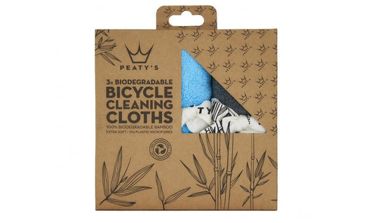 Polerduk Peaty's Bamboo Bicycle Cleaning Cloths 3-pack
