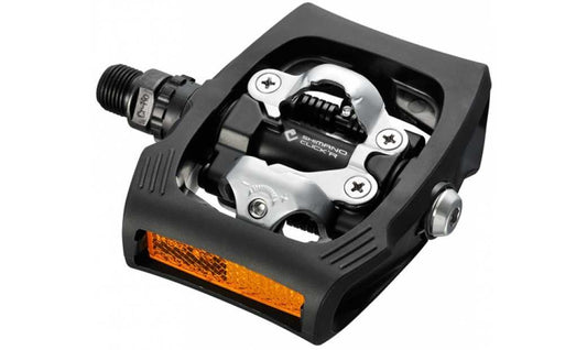 Cykelpedaler Shimano PD-T400 Click´R svart inkl. pedalklossar
