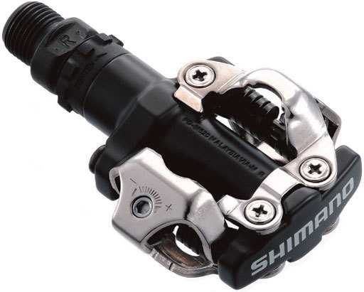 Pedaler Shimano PD-M520 svart inkl. pedalklossar