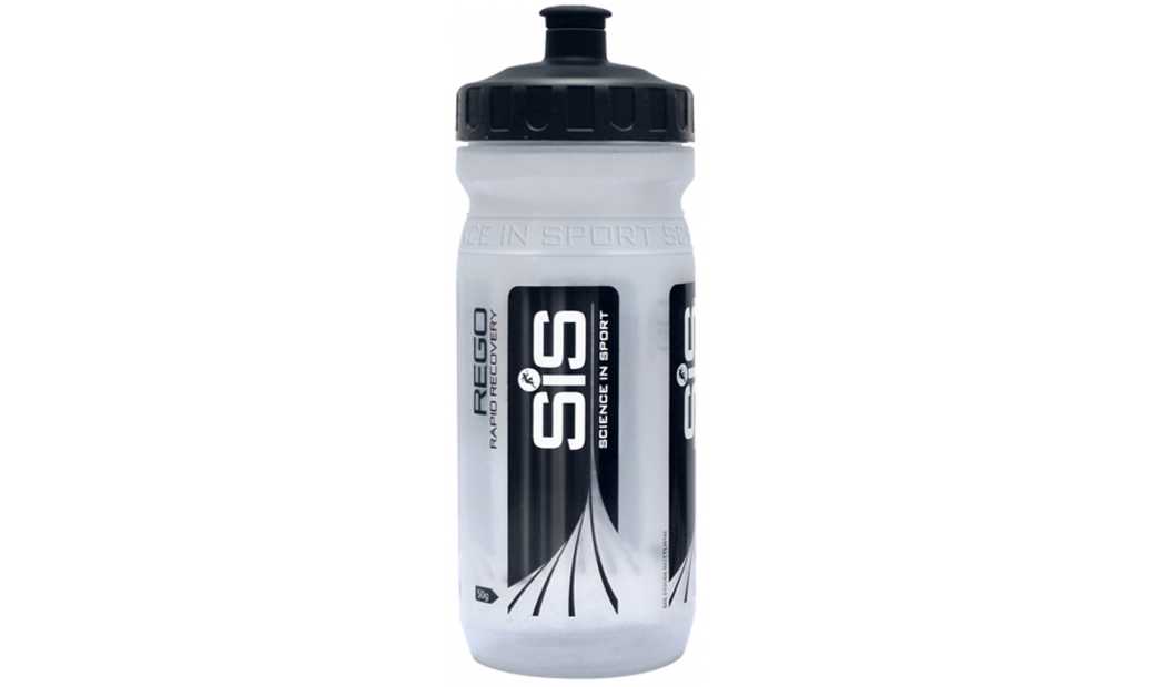 Flaska SIS Wide Neck 600 ml klar/svart