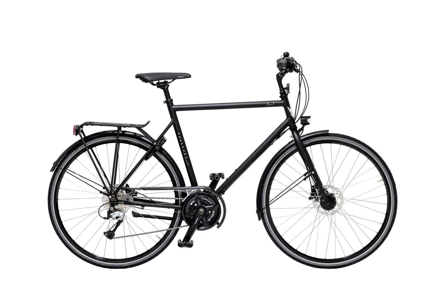 Hybridcykel Skeppshult Elit Herr 7-Växlar Mattsvart