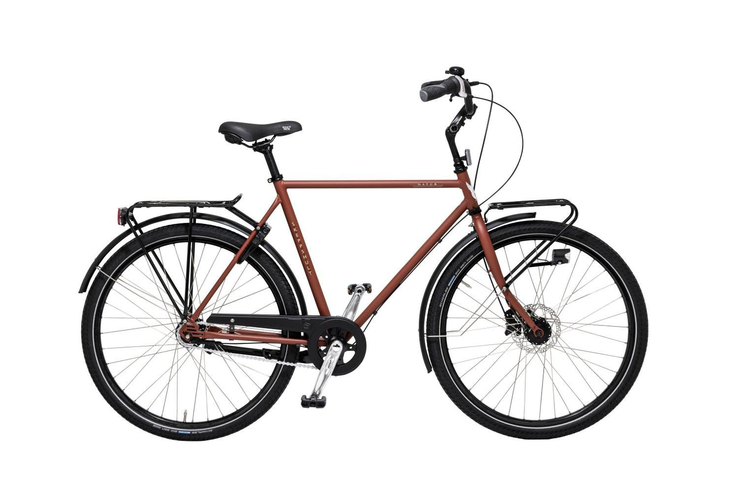 Herrcykel Skeppshult Natur Land 7-Växlar Bärröd