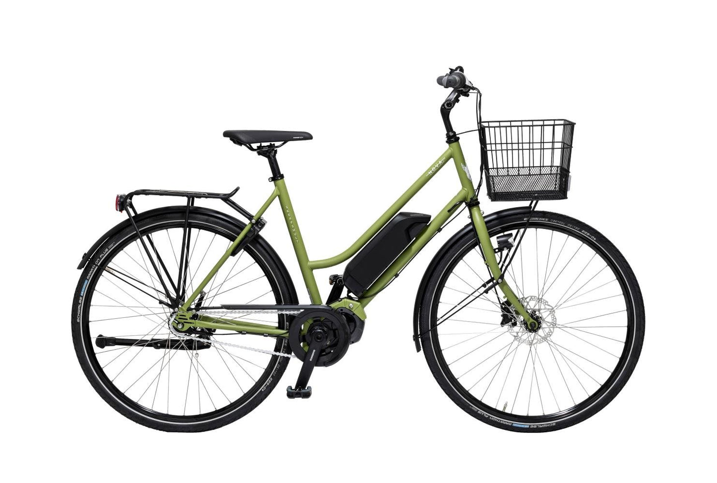 Elcykel Skeppshult Nova Sport El 7-Växlar Ärtgrön