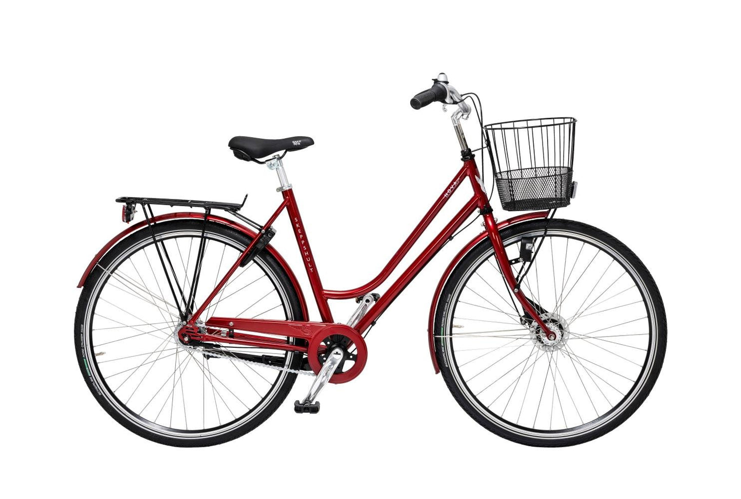 Damcykel Skeppshult Nova 3-Växlar Flamröd