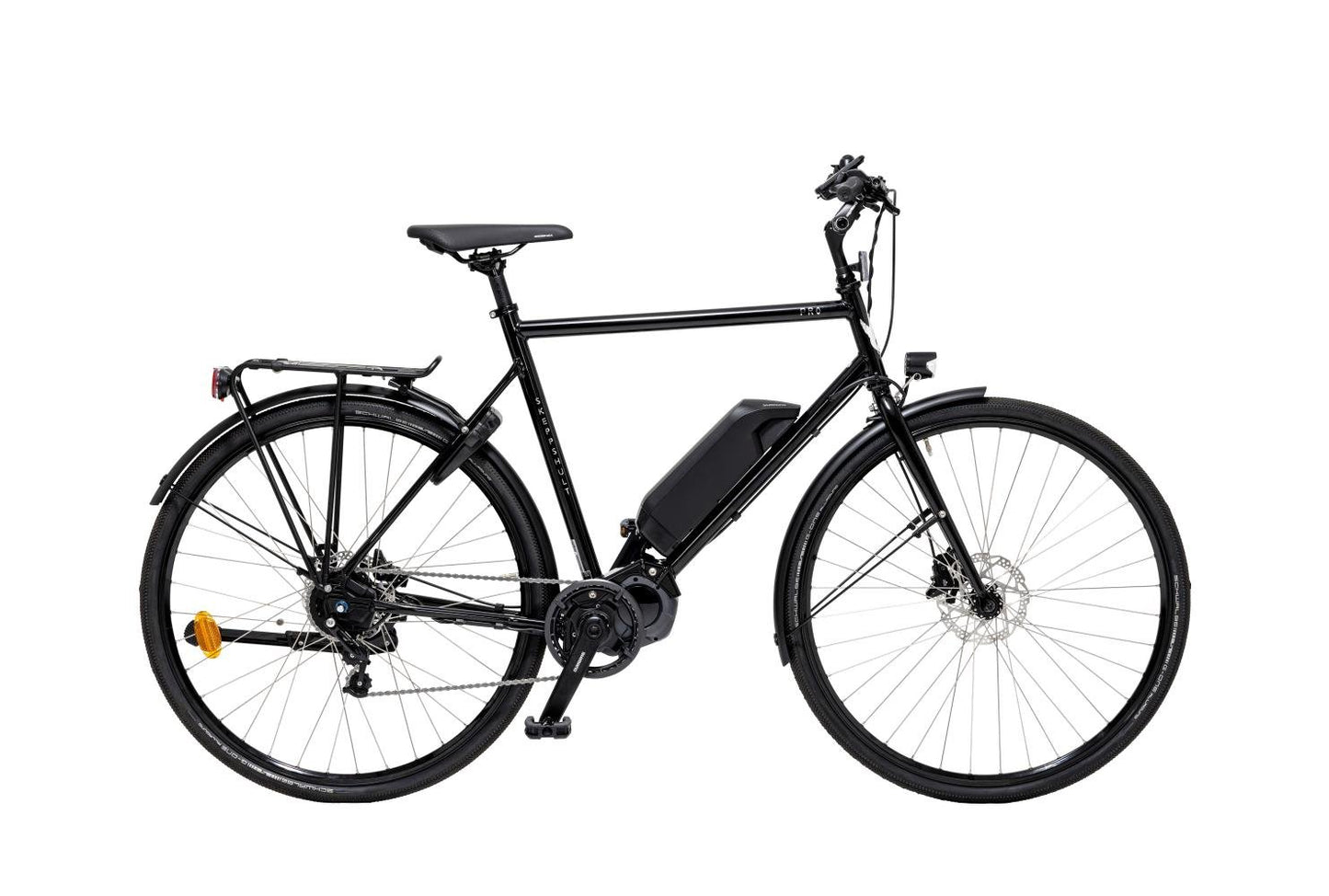 Elcykel Skeppshult Pro El Herr 5-Växlar Svart Spegel