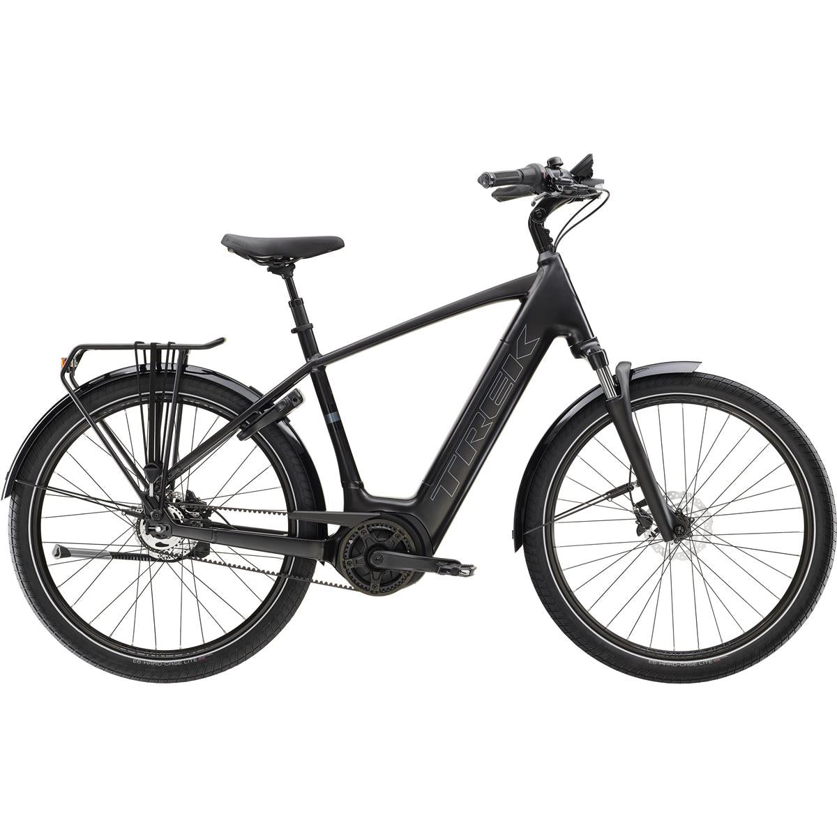 Elcykel Trek District+ 4 400Wh Svart