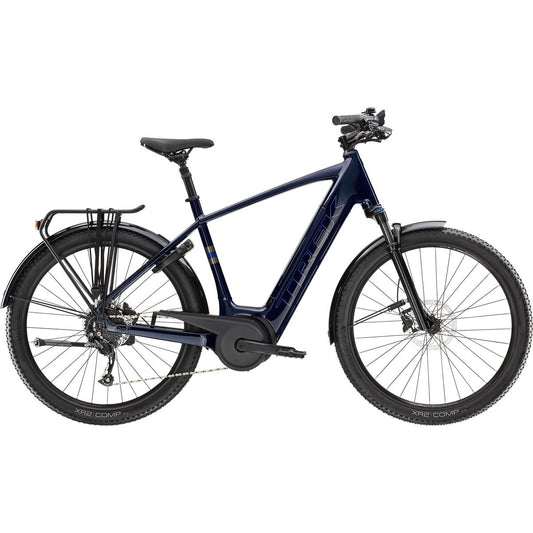 Elcykel Trek Verve+ 4 400 WH Blå