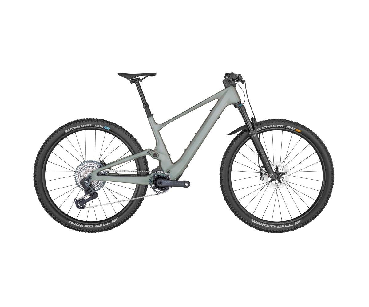 El MTB Scott Lumen eRIDE 900 TR grön