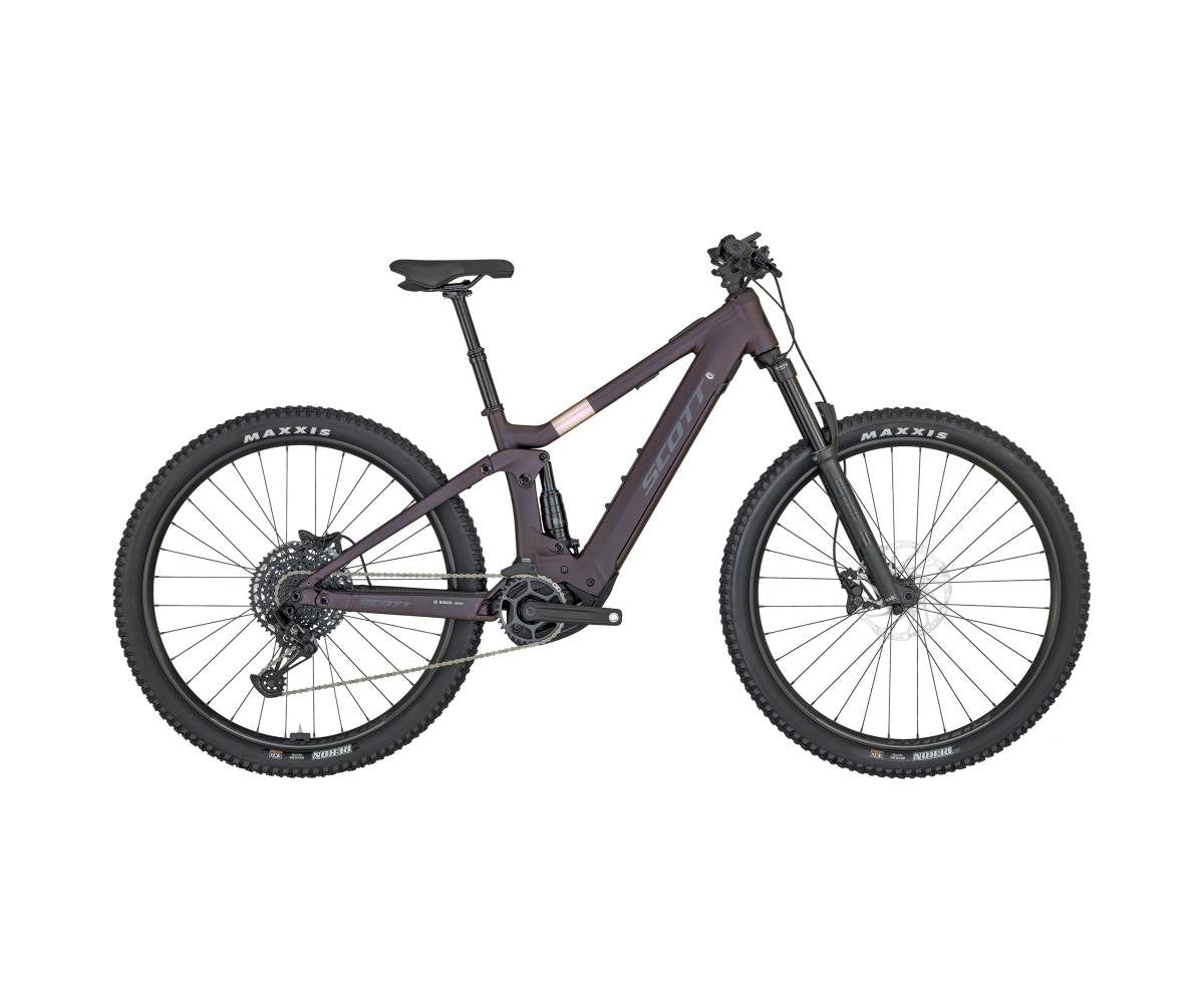 El MTB Scott Contessa Strike eRIDE E920 röd/lila