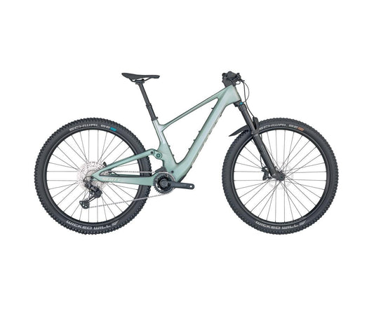 El MTB Scott Contessa Lumen eRIDE 900 grön