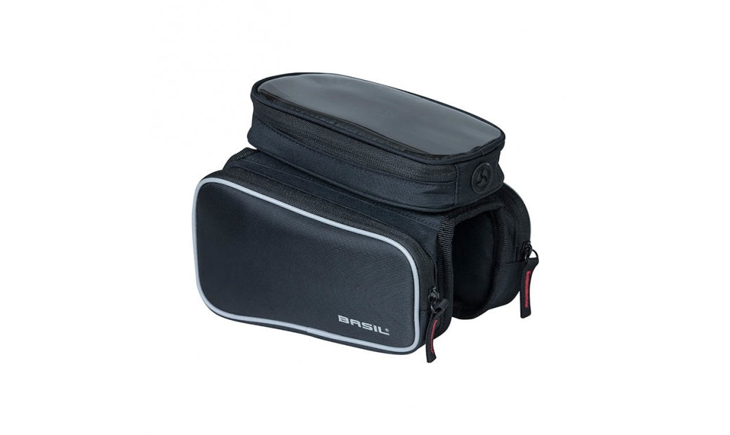 Ramväska Basil Sport Design Top Tube Frame Bag Double M svart