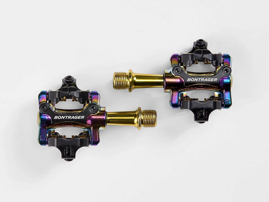 Pedaler Bontrager Comp MTB Anodiserad aluminium guld/lila