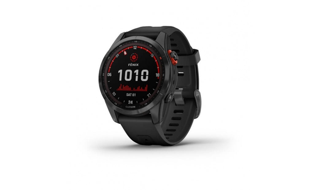 Träningsklocka Garmin Fenix 7S Solar 42mm grå