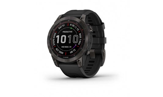 Träningsklocka Garmin Fenix 7 Sapphire Solar 47 mm svart