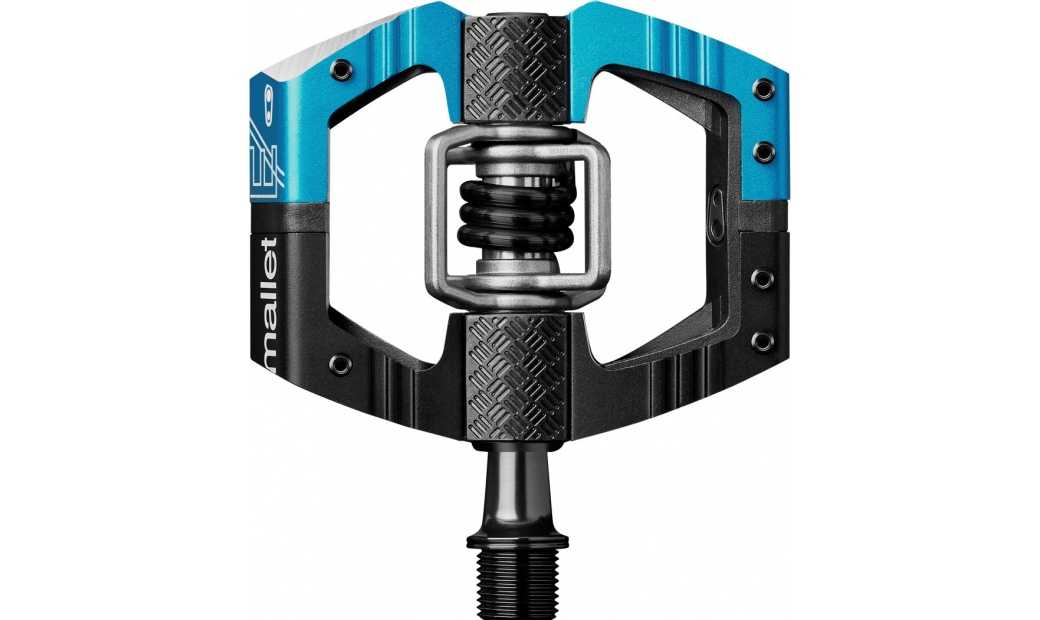 Cykelpedaler Crankbrothers Mallet E LS svart/blå