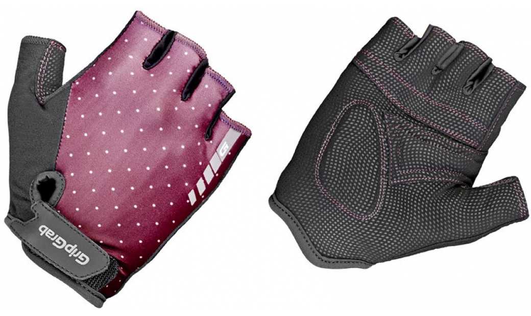 Handskar GripGrab Rouleur Padded dam lila
