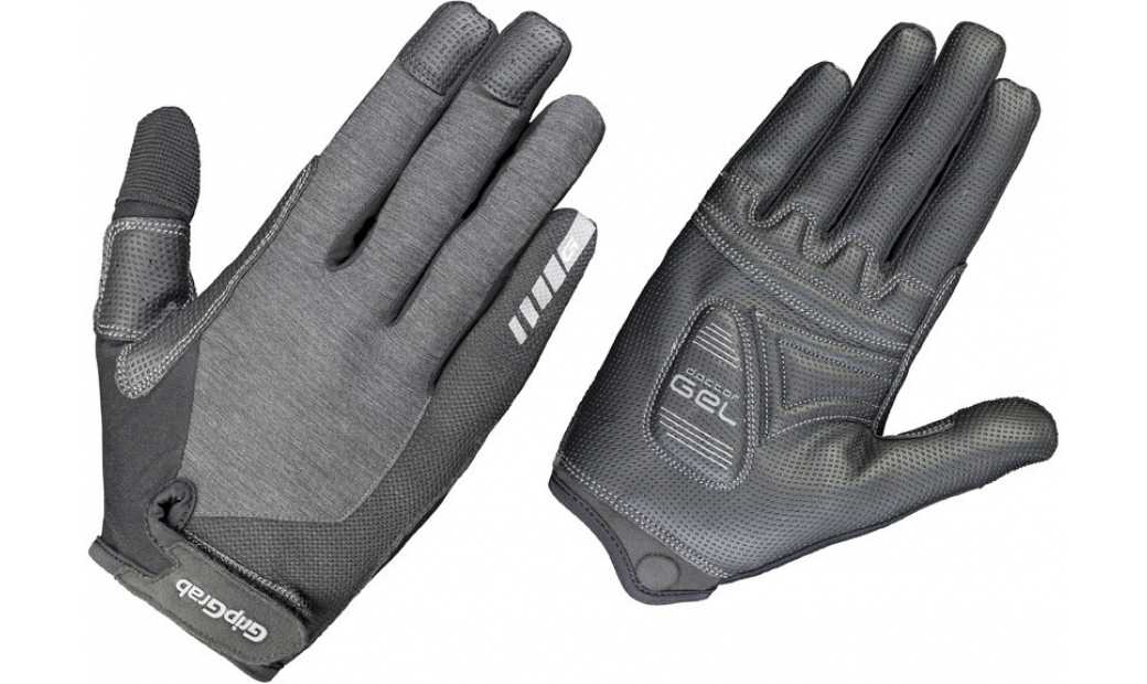 Handskar Gripgrab Progel Fullfinger dam grå