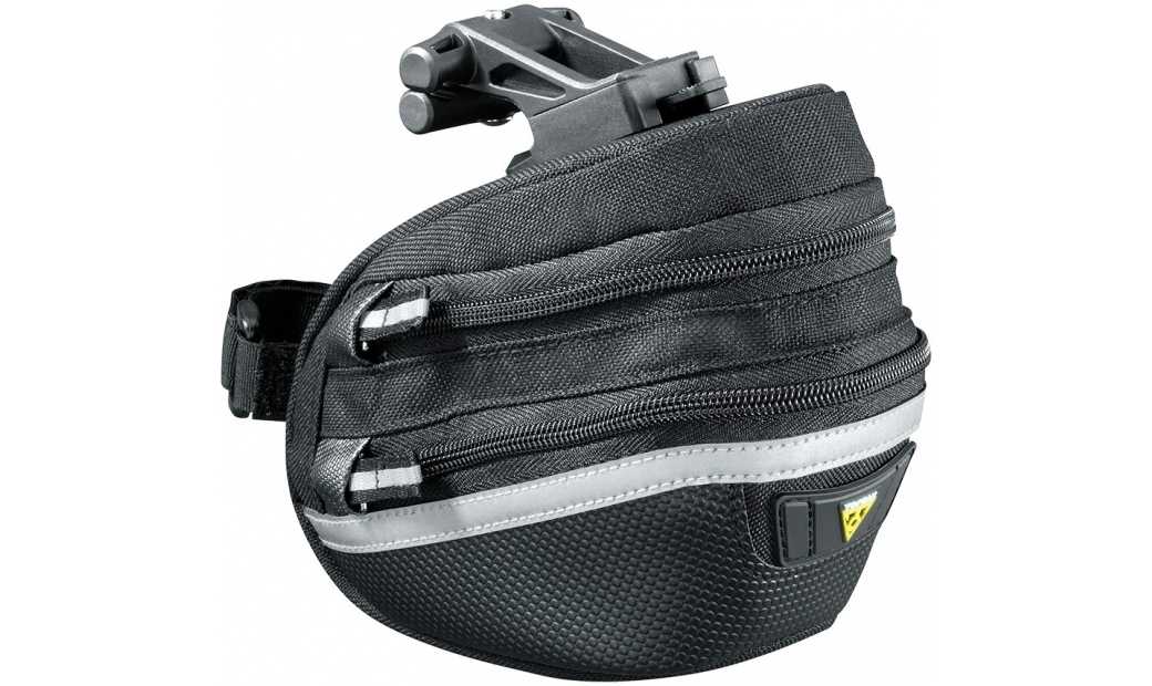 Sadelväska Topeak Wedge Pack II Quickclick medium 0.95-1.25 l svart
