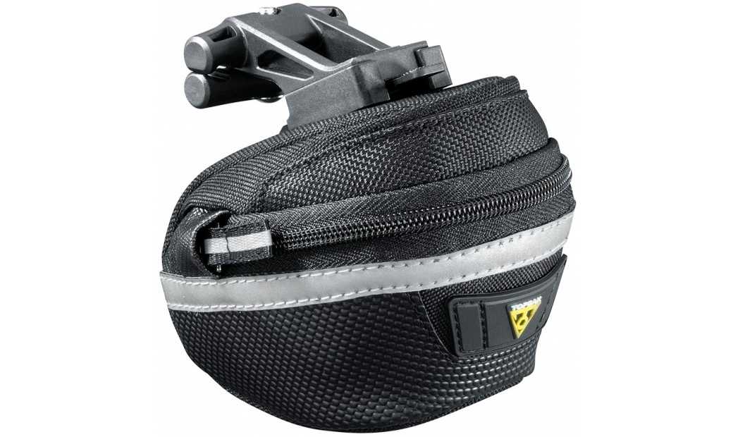 Sadelväska Topeak Wedge Pack II Quickclick Micro 0.5 l svart
