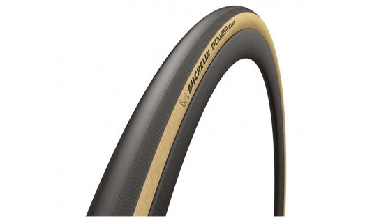 Tubdäck Michelin Power Cup Tubular Racing Line HI-Density Protek Thinwall Race Compound (28-622) svart/beige