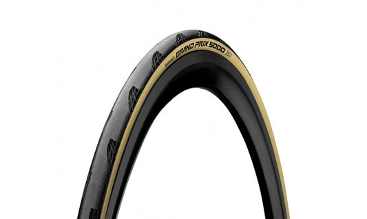Cykeldäck Continental Grand Prix 5000 Vectran 25-622 svart/beige