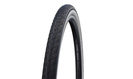Cykeldäck Schwalbe Road Cruiser Green K-Guard 27x1 1/4" (28/32-630) svart/vit