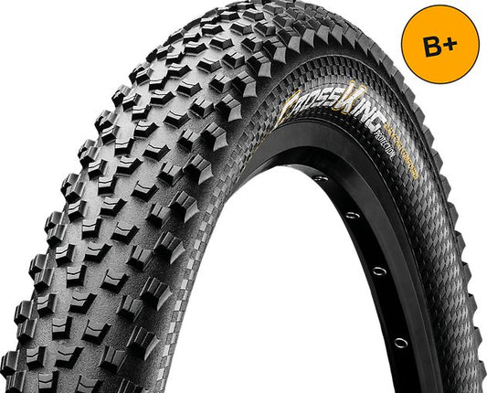 Cykeldäck Continental Cross King ProTection 55-559 (26x2.20") svart vikbart
